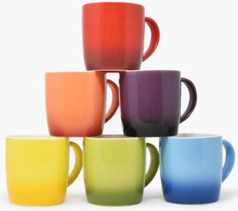tazas ceramixc colores